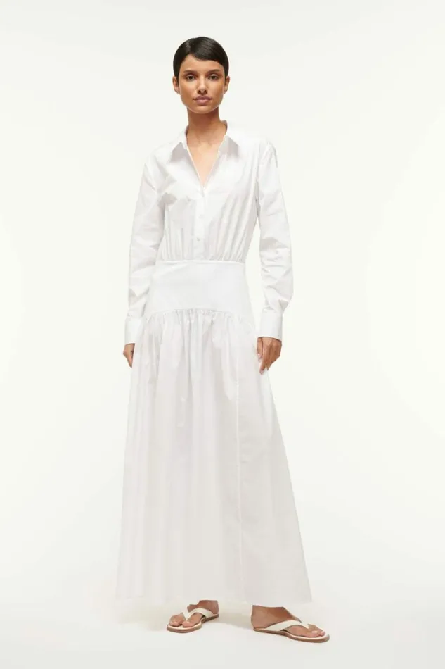 STAUD Dresses ROCCO DRESS White 8211 Women