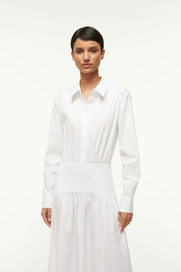 STAUD Dresses ROCCO DRESS White 8211 Women