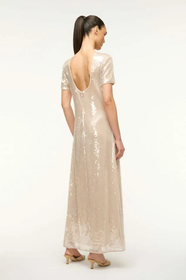 STAUD Dresses SAFI DRESS Moon 8211 Women STAUD Dresses SAFI DRESS Moon 8211 Women