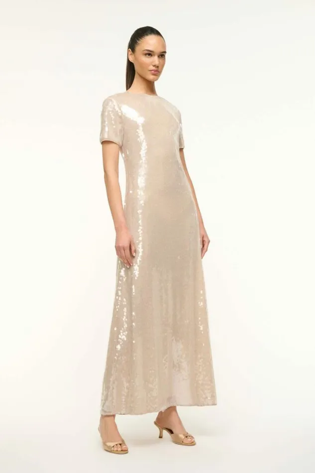 STAUD Dresses SAFI DRESS Moon 8211 Women STAUD Dresses SAFI DRESS Moon 8211 Women