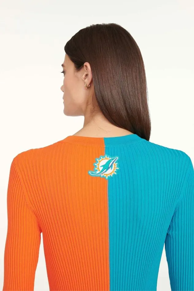 STAUD Dresses THE NFL SHOKO SWEATER Miami Dolphins 8211 Women