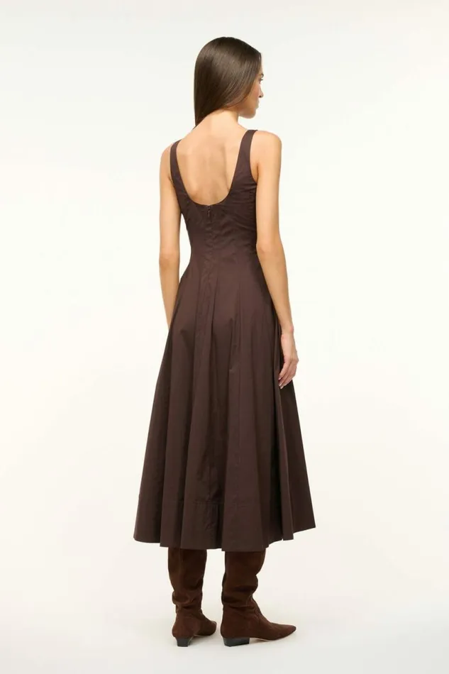 STAUD Dresses WELLS DRESS Earth 8211 Women