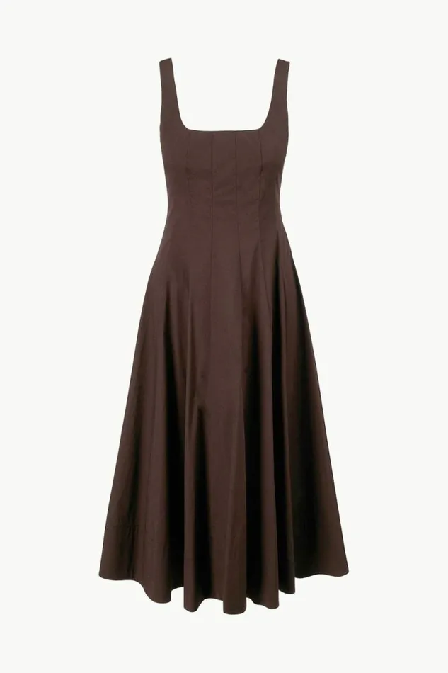 STAUD Dresses WELLS DRESS Earth 8211 Women