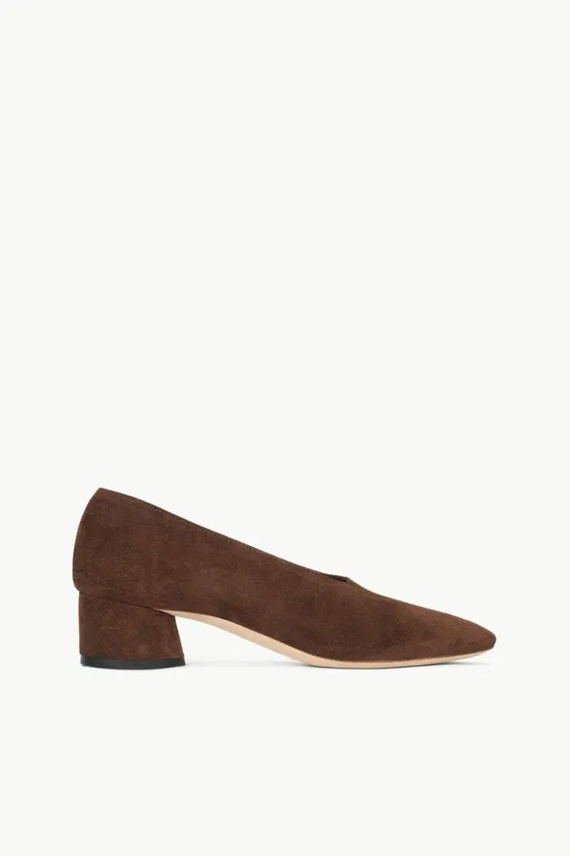 STAUD Heels ALBA PUMP Mahogany Suede 8211 Women
