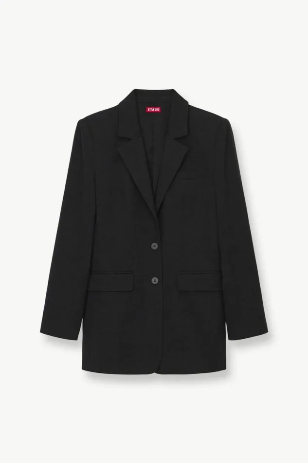 STAUD Outerwear and Jackets CITY BLAZER Black 8211 Women STAUD Outerwear and Jackets CITY BLAZER Black 8211 Women
