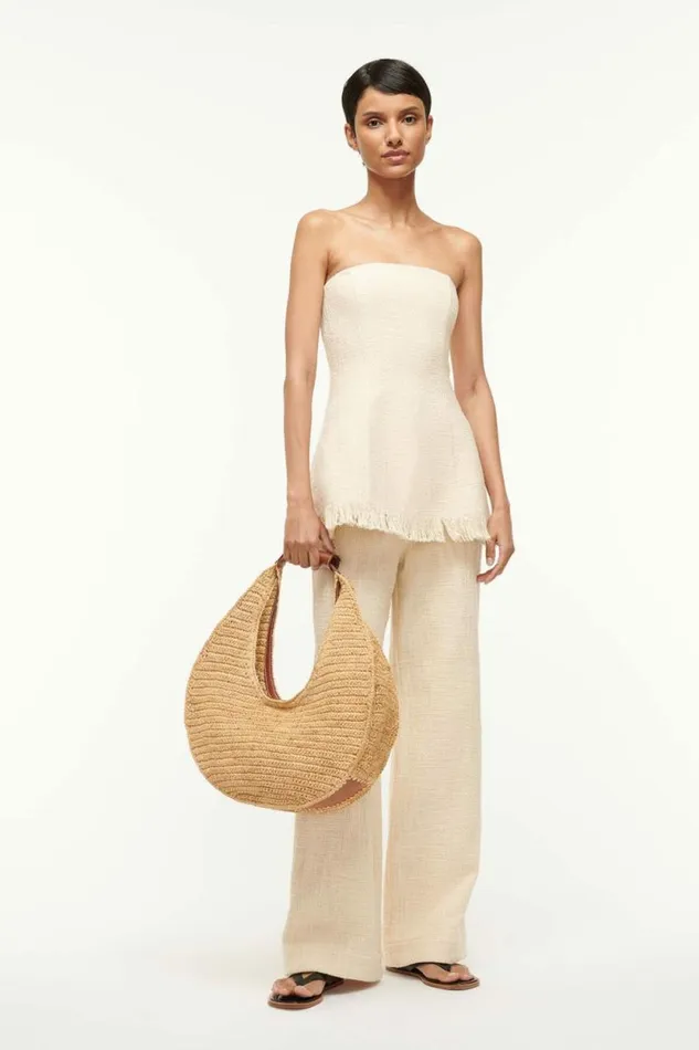 STAUD Pants and Shorts GRAYSON PANT Ivory 8211 Women