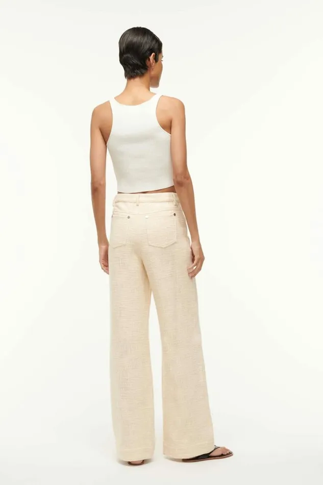 STAUD Pants and Shorts GRAYSON PANT Ivory 8211 Women
