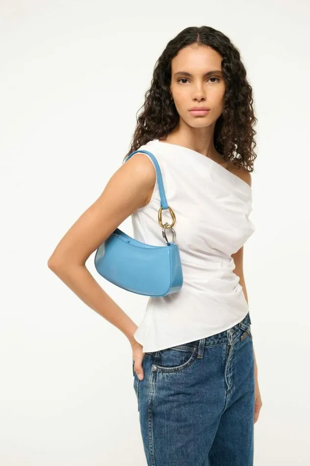 STAUD Shoulder OLLIE BAG Staud Blue 8211 Women STAUD Shoulder OLLIE BAG Staud Blue 8211 Women