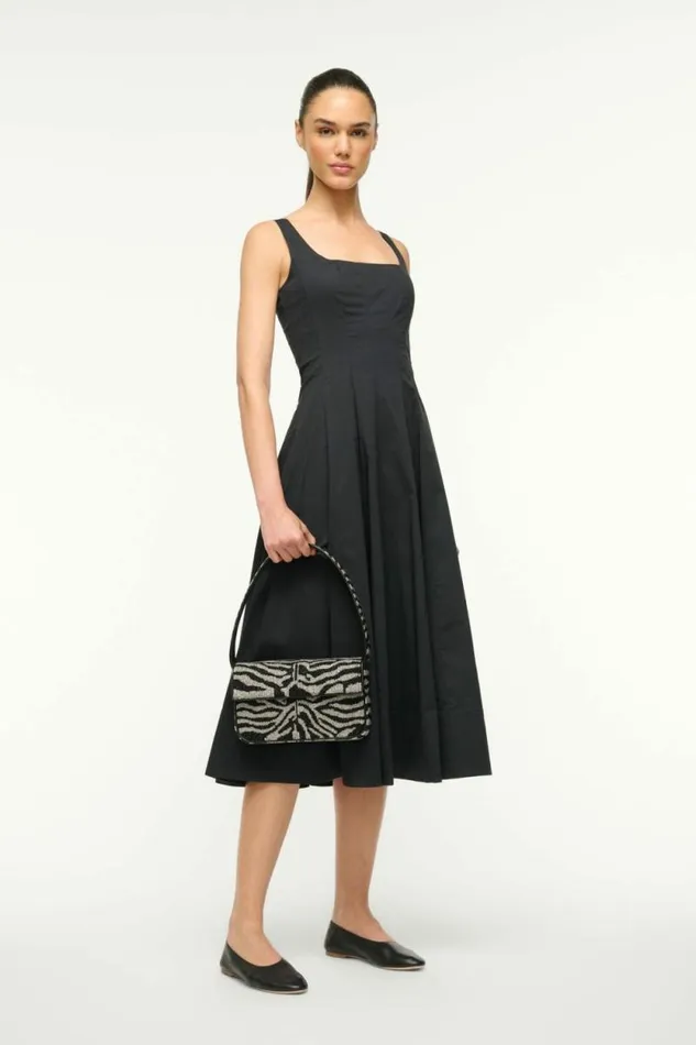 STAUD Shoulder TOMMY BEADED BAG Black White 8211 Women STAUD Shoulder TOMMY BEADED BAG Black White 8211 Women