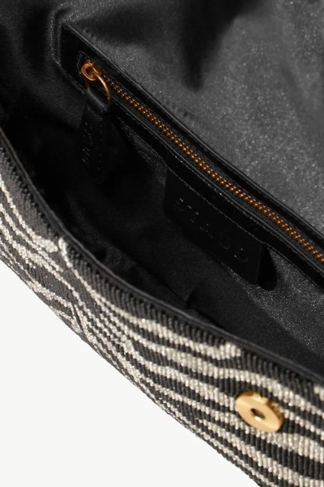 STAUD Shoulder TOMMY BEADED BAG Black White 8211 Women STAUD Shoulder TOMMY BEADED BAG Black White 8211 Women