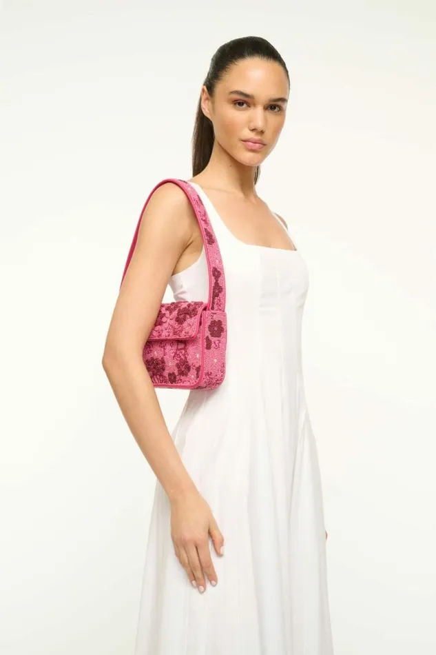 STAUD Shoulder TOMMY BEADED BAG Blossom Garden Party 8211 Women STAUD Shoulder TOMMY BEADED BAG Blossom Garden Party 8211 Women