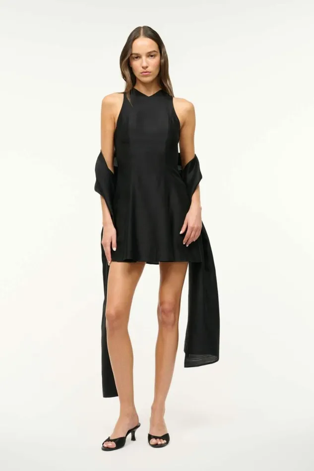 STAUD Silk JONI SHAWL Black 8211 Women