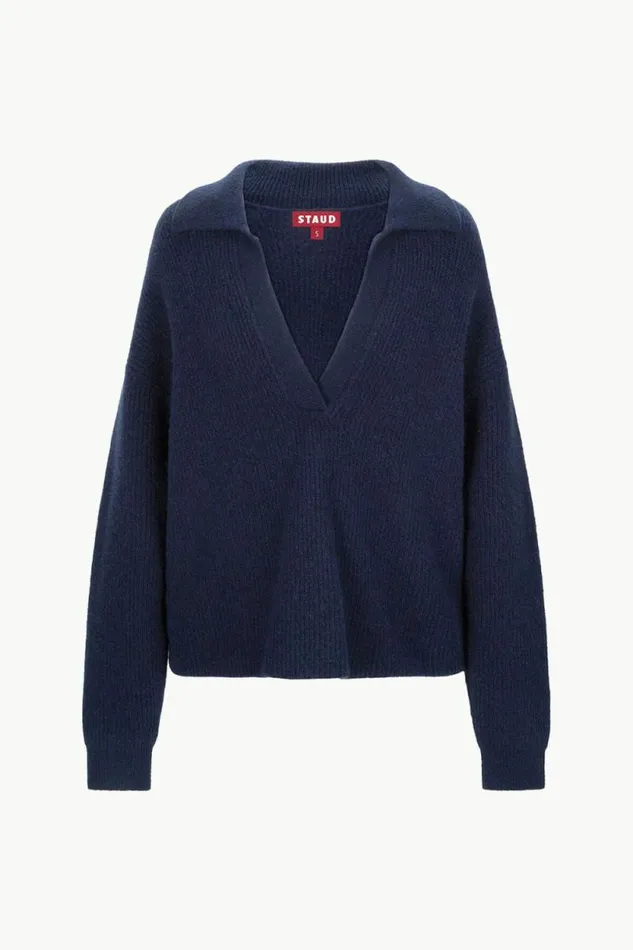 STAUD Sweaters RUSTON SWEATER Navy 8211 Women