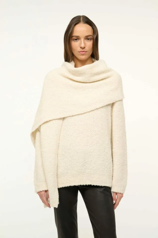 STAUD Sweaters SIREN SWEATER Ivory 8211 Women