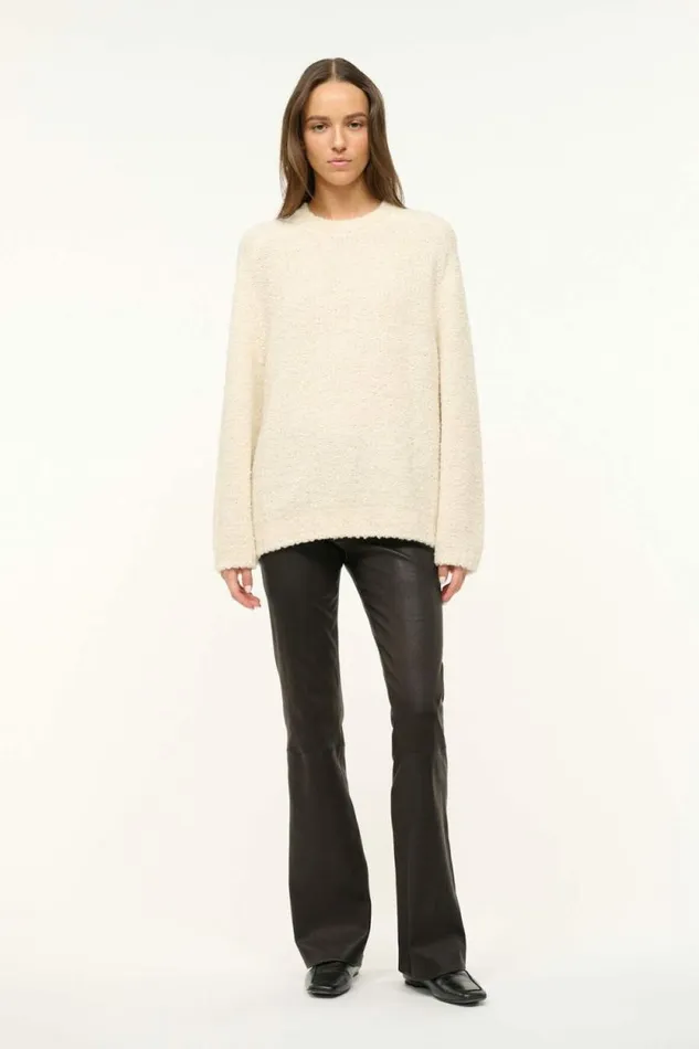 STAUD Sweaters SIREN SWEATER Ivory 8211 Women STAUD Sweaters SIREN SWEATER Ivory 8211 Women