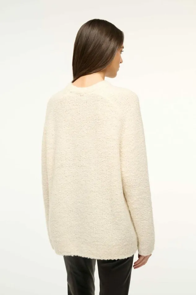 STAUD Sweaters SIREN SWEATER Ivory 8211 Women STAUD Sweaters SIREN SWEATER Ivory 8211 Women