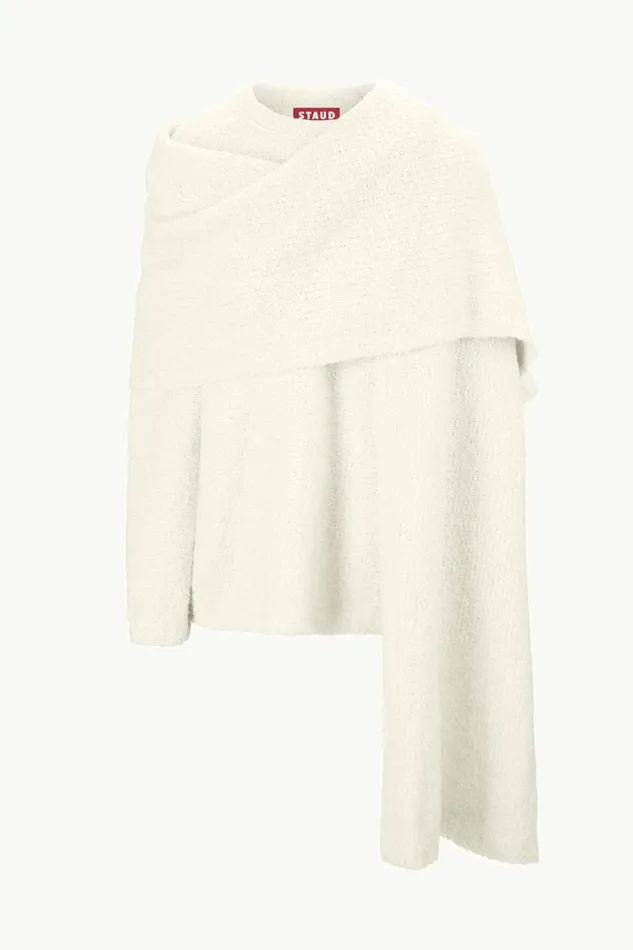 STAUD Sweaters SIREN SWEATER Ivory 8211 Women STAUD Sweaters SIREN SWEATER Ivory 8211 Women