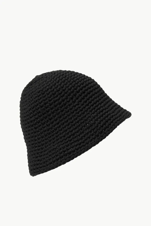 STAUD Swim CROCHET HAT Black 8211 Women