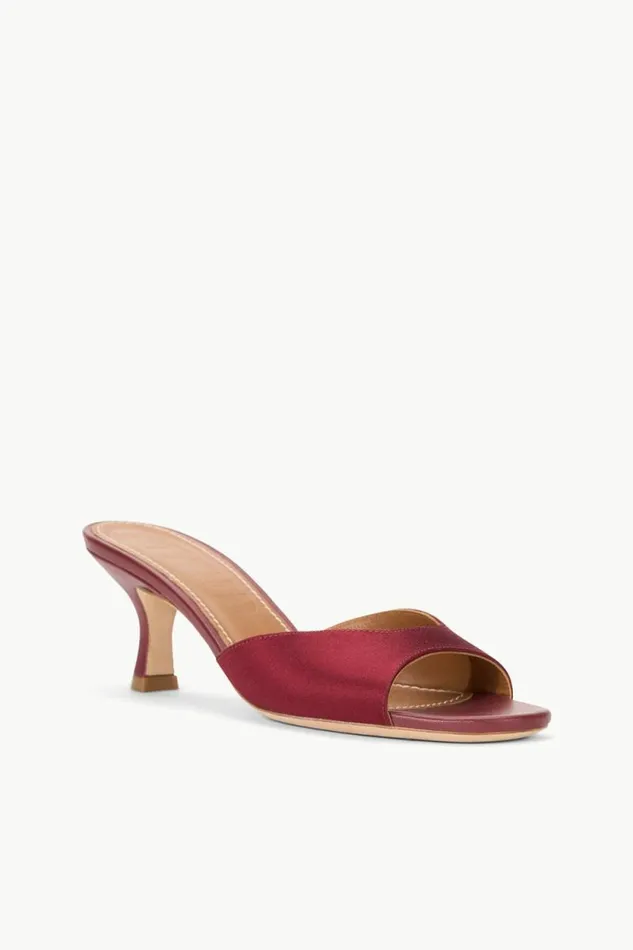STAUD The Evening Edit BRIGITTE MULE Pinot Satin 8211 Women STAUD The Evening Edit BRIGITTE MULE Pinot Satin 8211 Women