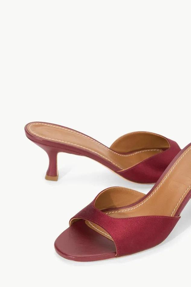 STAUD The Evening Edit BRIGITTE MULE Pinot Satin 8211 Women STAUD The Evening Edit BRIGITTE MULE Pinot Satin 8211 Women
