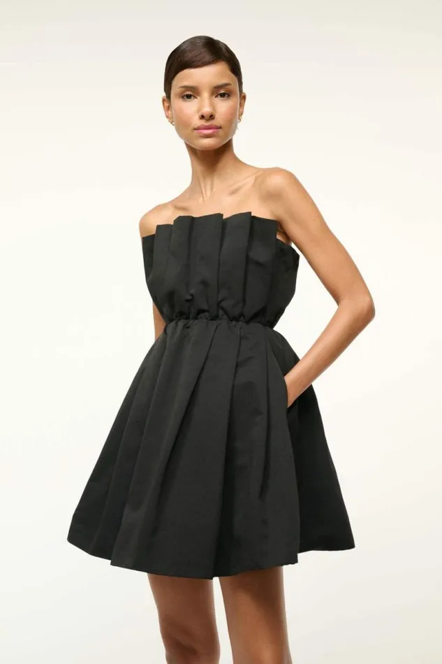 STAUD The Evening Edit CORDELIA DRESS Black 8211 Women