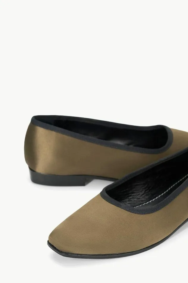STAUD The Evening Edit KEITH BALLET FLAT Woodland 8211 Women