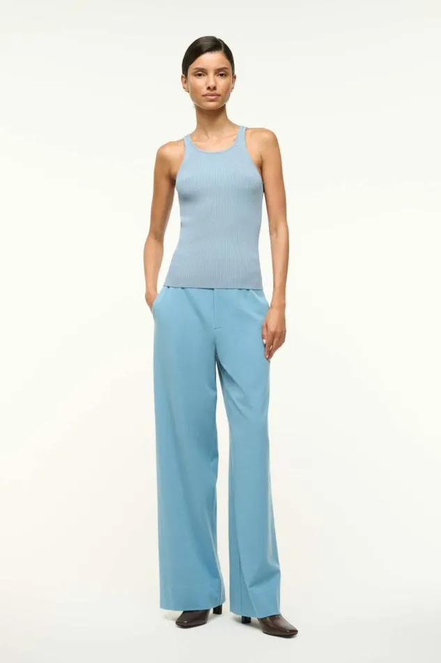 STAUD Tops IBISCO TANK Slate Blue 8211 Women STAUD Tops IBISCO TANK Slate Blue 8211 Women