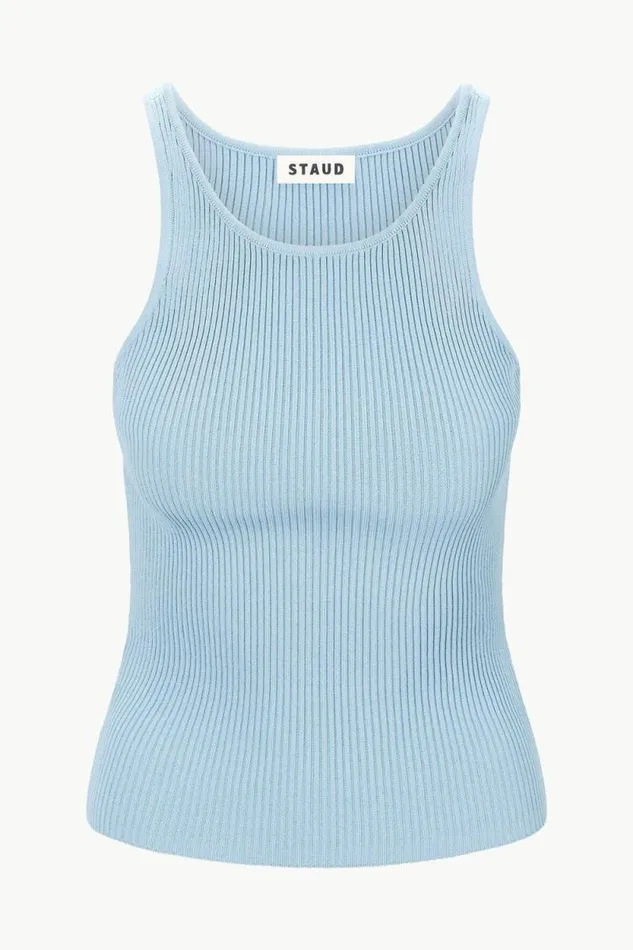 STAUD Tops IBISCO TANK Slate Blue 8211 Women STAUD Tops IBISCO TANK Slate Blue 8211 Women