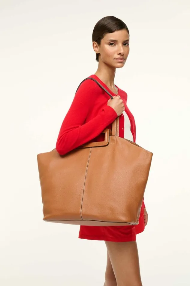 STAUD Totes GRANDE TOTE BAG Tan 8211 Women STAUD Totes GRANDE TOTE BAG Tan 8211 Women