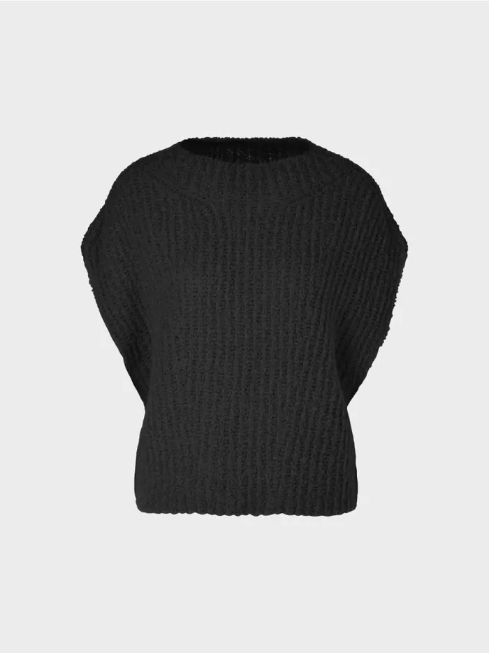 Strick Damen Marc Cain Tank Top 100 Made In Germany Black
