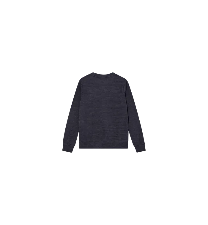 Sweatshirts Men MOS MOSH MMGAbel Crew Brush Sweat Navy Melange Sweatshirts Men MOS MOSH MMGAbel Crew Brush Sweat Navy Melange
