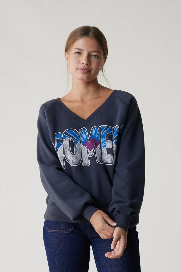 Sweatshirts Women Leon and Harper Shiva Sweatshirt Carbone