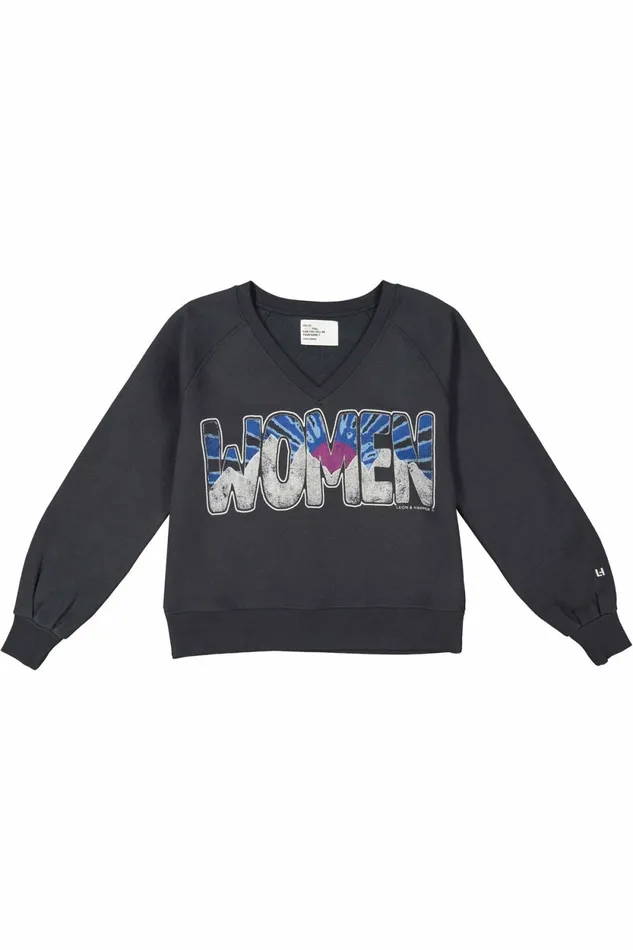Sweatshirts Women Leon and Harper Shiva Sweatshirt Carbone