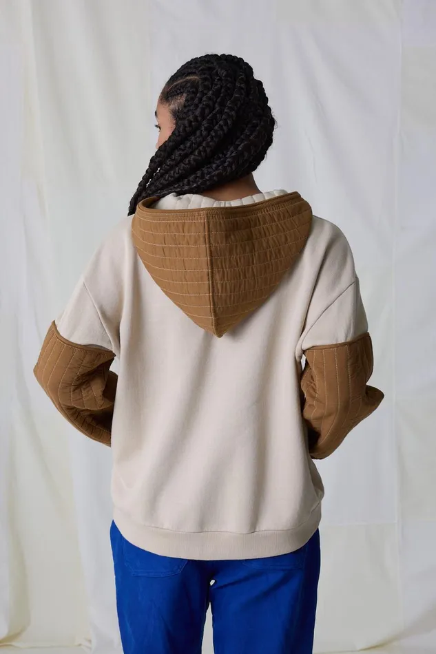 Sweatshirts Women Leon and Harper Strong Mix Sweatshirt Sand