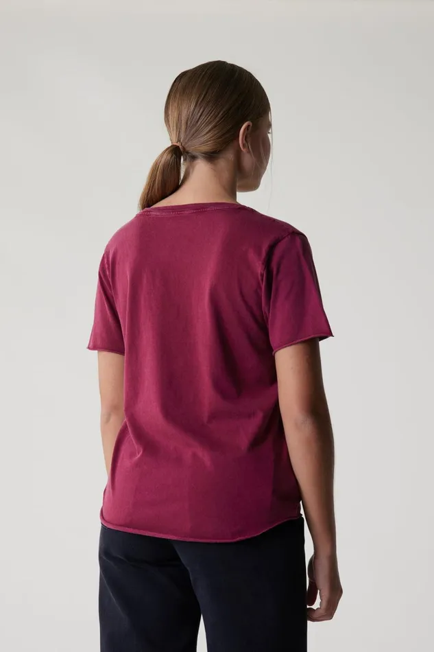 TShirts and Tops Women Leon and Harper Tizia Bling TShirt Wine
