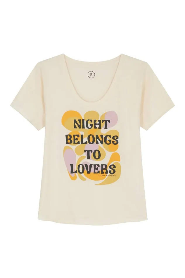 TShirts and Tops Women Leon and Harper Tizia Night TShirt Off White