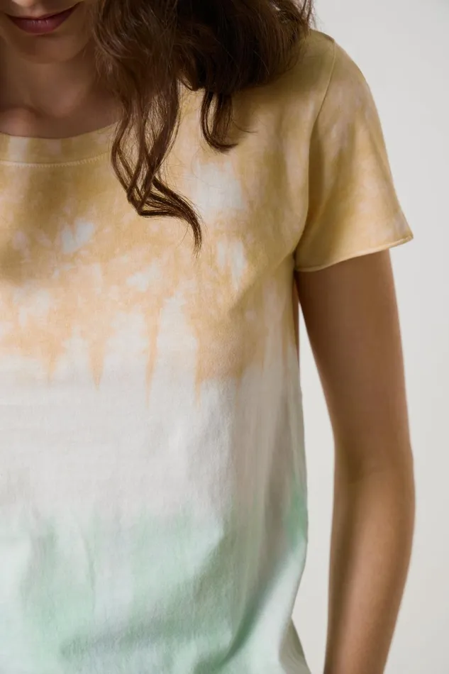 TShirts and Tops Women Leon and Harper Toro Rainbow P23 TShirt Yellow