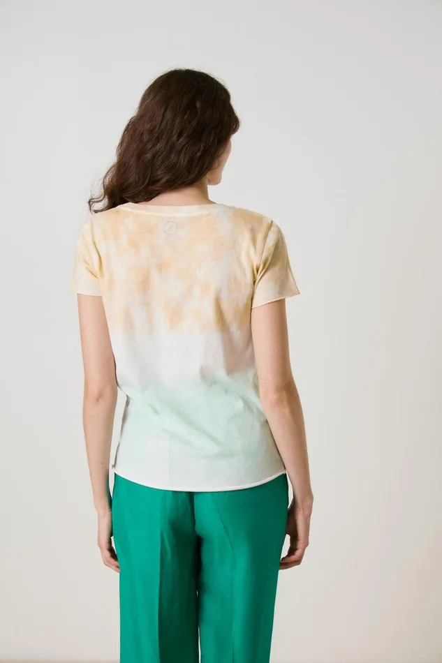 TShirts and Tops Women Leon and Harper Toro Rainbow P23 TShirt Yellow