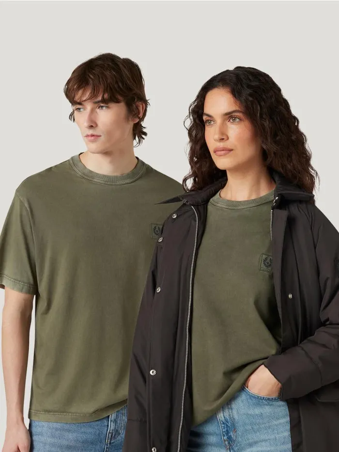 TShirts Men Belstaff Hockley TShirt Surplus Green TShirts Men Belstaff Hockley TShirt Surplus Green