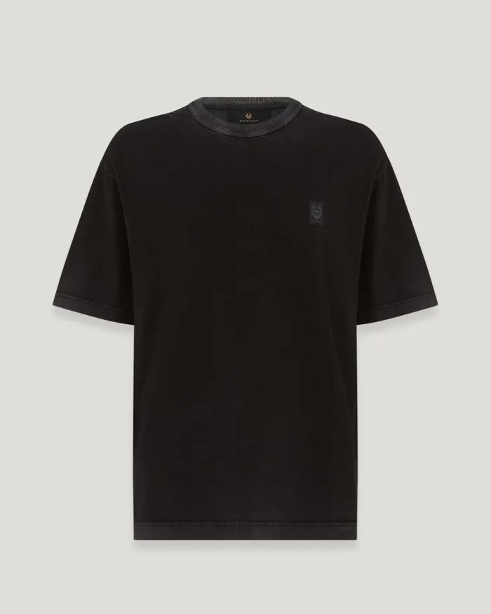 TShirts Men Belstaff Hockley TShirt Washed Black