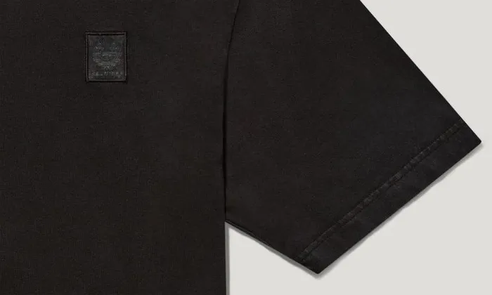 TShirts Men Belstaff Hockley TShirt Washed Black