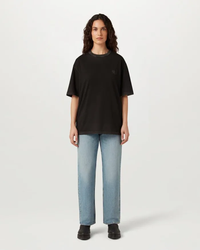 TShirts Men Belstaff Hockley TShirt Washed Black