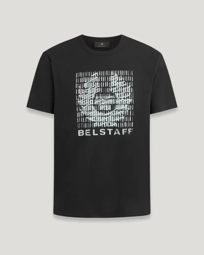 TShirts Men Belstaff Match TShirt Black