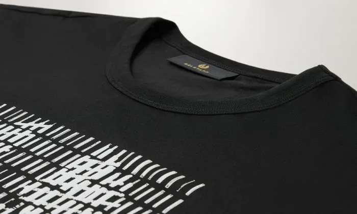 TShirts Men Belstaff Match TShirt Black