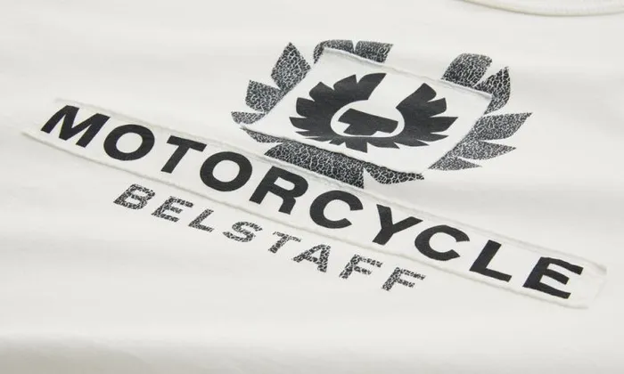 TShirts Men Belstaff Motorcycle Build Up TShirt Bone TShirts Men Belstaff Motorcycle Build Up TShirt Bone