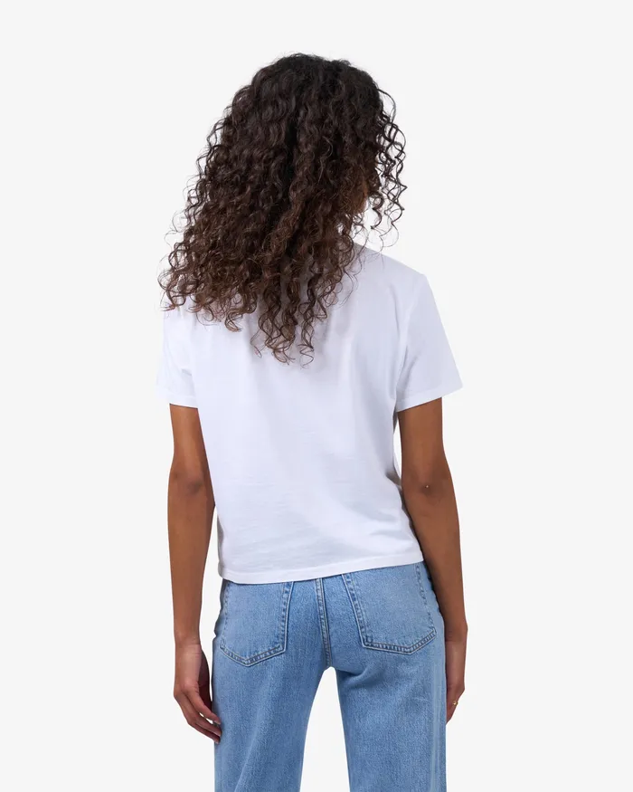 TShirts Women Organic Boxy Crop Tee 8211 Soft Lavender Colorfulstandard