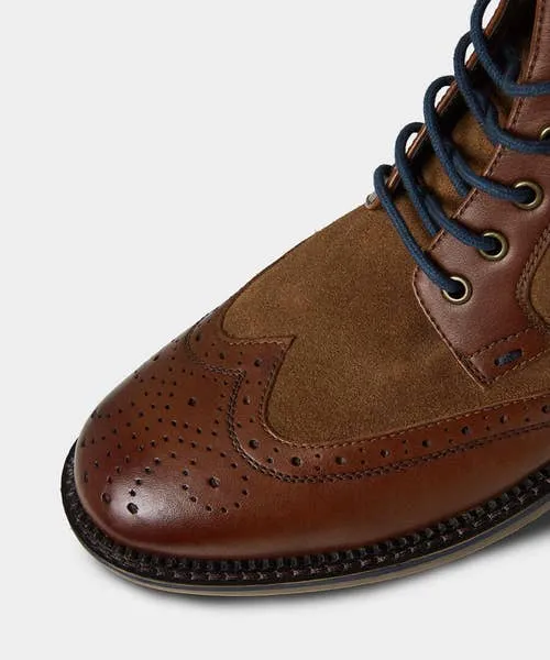 Tailoring Gents Club Mixed Leather Boots Tan Multi Joebrowns Apparel Tailoring Gents Club Mixed Leather Boots Tan Multi Joebrowns Apparel