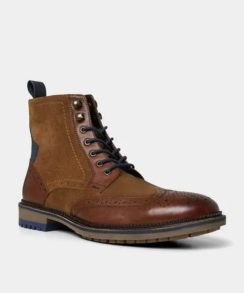 Tailoring Gents Club Mixed Leather Boots Tan Multi Joebrowns Apparel Tailoring Gents Club Mixed Leather Boots Tan Multi Joebrowns Apparel