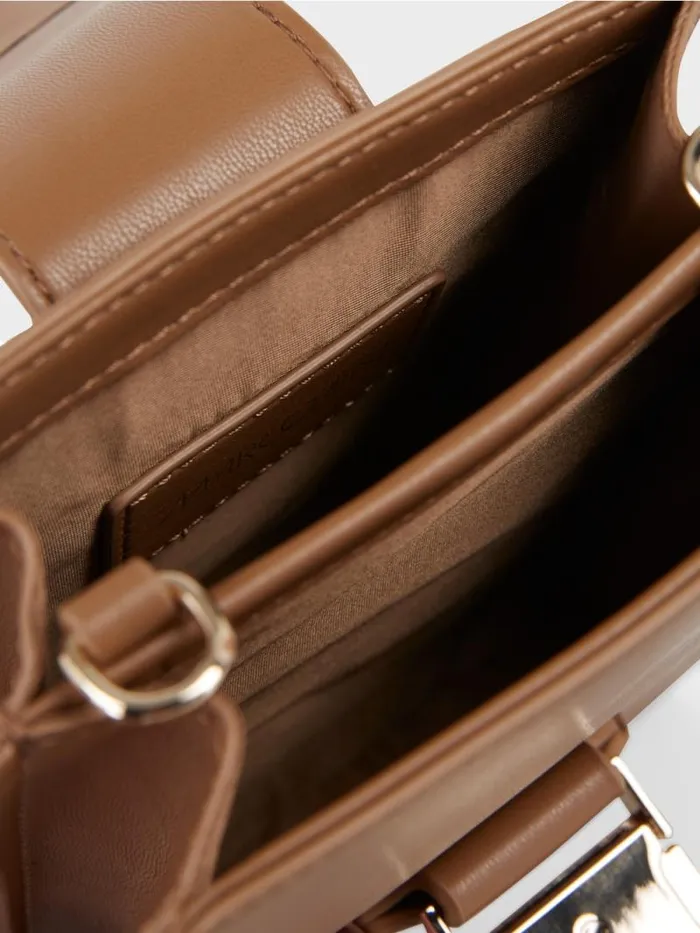 Taschen Damen Marc Cain CrossbodyBag In Lngsformat Bright Toffee