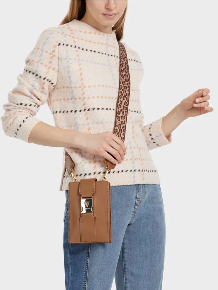 Taschen Damen Marc Cain CrossbodyBag In Lngsformat Bright Toffee